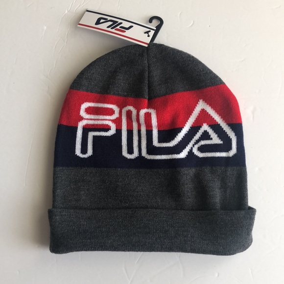 FILA FOLDED BEANIE (OS) 🍂 - Picture 3 of 5